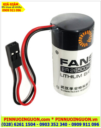 Fanso ER26500H (Zắc đen); Pin nuôi nguồn Fanso ER26500H lithium 3.6v C 9000mAh chính hãng